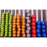 Гантель в виниловой оболочке, шестигранник PROFI-FIT 1 кг, зеленая