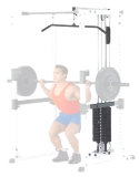 Опция верхняя тяга Body-Solid GLA77 в комплекте со стеком 95 кг