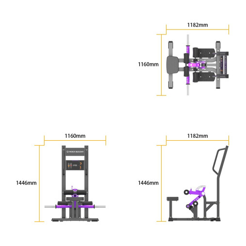 Тяга бедра стоя серии Peach Builder PB402 Тяга бедра стоя серии Peach Builder PB402