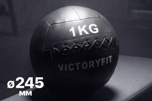 Мяч тренировочный (Wall Ball) 1 кг VictoryFit VF-WBA010 Мяч тренировочный (Wall Ball) 1 кг VictoryFit VF-WBA010
