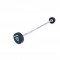 Штанга в уретане LIVEPRO Urethane Barbell 15 кг, черный/синий
