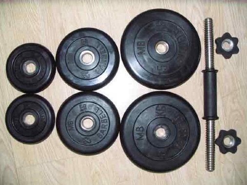 Гантель наборная 20 кг ф30 мм MB Barbell Weidernut