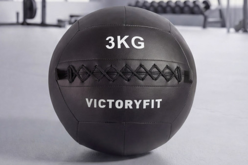 Мяч тренировочный (Wall Ball) 3 кг VictoryFit VF-WBA030 Мяч тренировочный (Wall Ball) 3 кг VictoryFit VF-WBA030