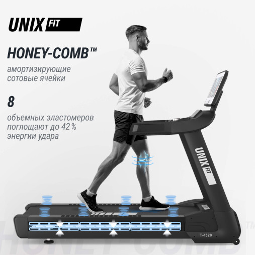 Беговая дорожка UNIX Fit T-1520 PRO (21" TFT) Беговая дорожка UNIX Fit T-1520 PRO (21" TFT)
