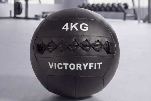 Мяч тренировочный (Wall Ball) 4 кг VictoryFit VF-WBA040 Мяч тренировочный (Wall Ball) 4 кг VictoryFit VF-WBA040