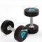 Гантели в уретане LIVEPRO Premium Urethane Dumbbells 24 кг, черный/синий