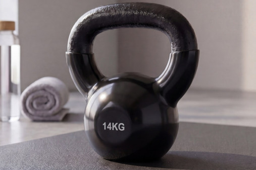 Гиря чугунная винил 14 кг (модель: К-4) VictoryFit VF-KV140 Гиря чугунная винил 14 кг (модель: К-4) VictoryFit VF-KV140