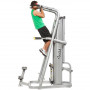 Подтягивание, отжимание с помощью, на прямых ногах. Гравитрон HOIST ROC-IT RS-1700 черный