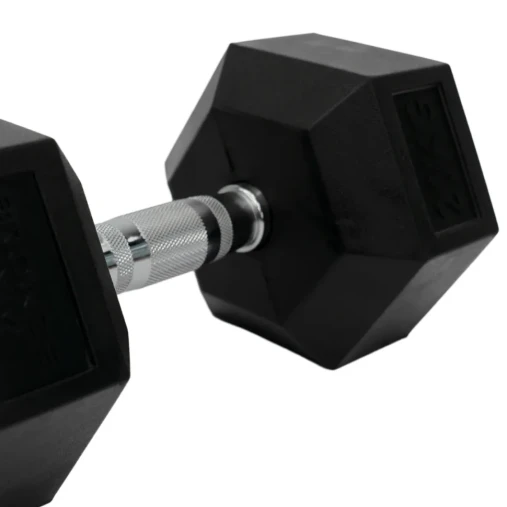 Набор гексагональных обрезиненных гантелей BRONZE GYM 2,5-25 кг - 10 пар, шаг 2,5 кг Набор гексагональных обрезиненных гантелей BRONZE GYM 2,5-25 кг - 10 пар, шаг 2,5 кг