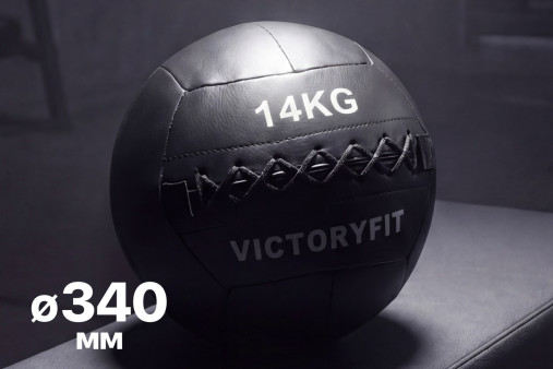 Мяч тренировочный (Wall Ball) 14 кг VictoryFit VF-WBA140 Мяч тренировочный (Wall Ball) 14 кг VictoryFit VF-WBA140