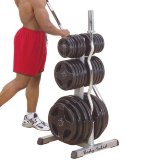 Стойка для дисков (Ø50) и двух олимпийский грифов Body-Solid GOWT